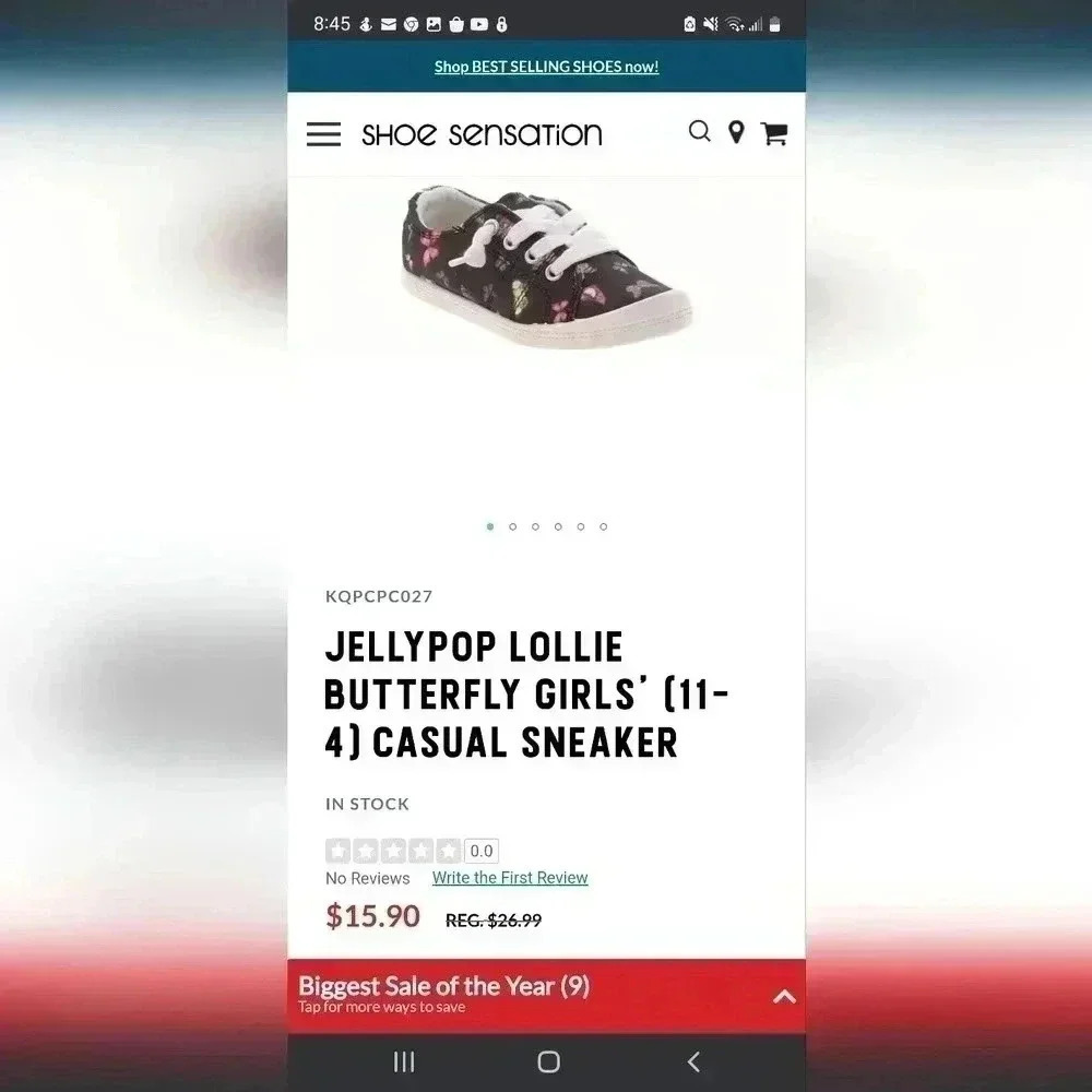 ☆☆☆Lil Lollie black multi colored unicorn Jellypop sneakers - Picture 6 of 6